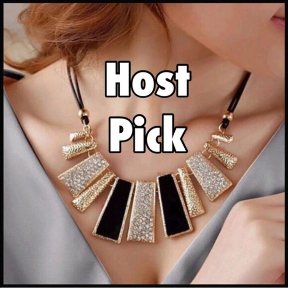 (S2) Sparkly Statement Necklace